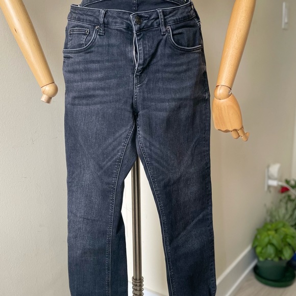 Zara Black High Waisted Skinny Jeans - 10 - Picture 1 of 5